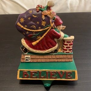 Mary Engelbreit cast iron stocking holder